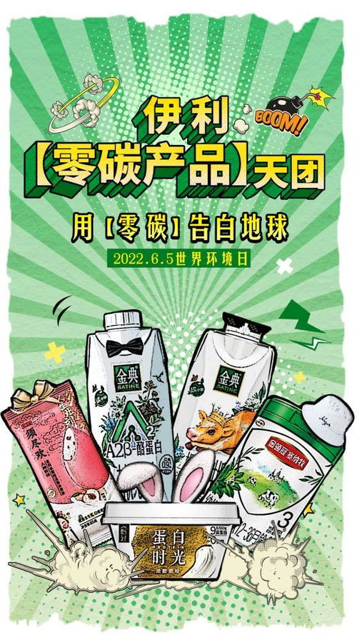 伊利 零碳产品 天团出道,一起告白地球